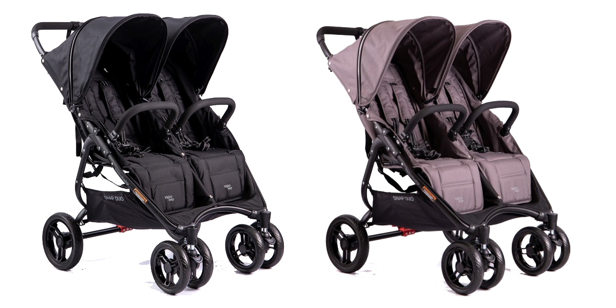 Valco Baby Snap Duo Ultralekki Wózek bliźniaczy Coal Black Valco