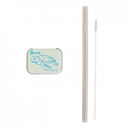 Fommi Słomka 1szt. Wielorazowa, Silikonowa, w Pudełku