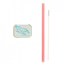 Fommi Słomka 1szt. Wielorazowa, Silikonowa, w Pudełku