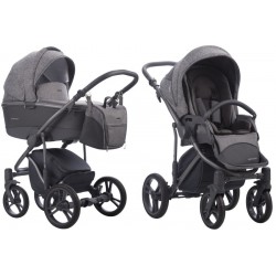 BEBETTO BRESSO 2W1 Wózek wielofunkcyjny na grafitowej ramie