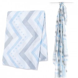 Lulujo Kocyk Bambusowy Otulacz 120x120cm