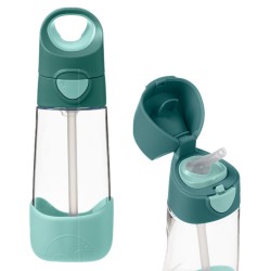 B.box Butelka tritanowa ze słomką 450 ml