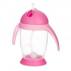 BOCIOLAND KUBEK Z OBCIĄŻONĄ SŁOMKĄ PINGWIN 300 ML
