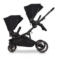 CAVOE AVEC bliźniaczy wózek spacerowy + torba + adaptery