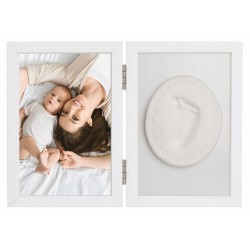 Odcisk Bobasa Zestaw Tiny Memories Ramka z Glinką