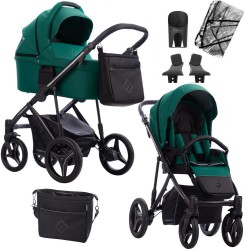 Bebetto Pascal 2w1 Lekki Wózek Wielofunkcyjny + adaptery