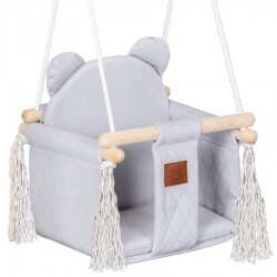 Infantilo Huśtawka dla dzieci VELVET PIKOWANY