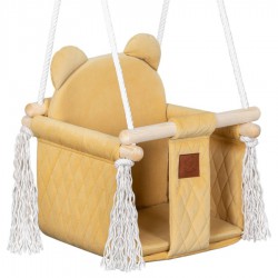 Infantilo Huśtawka dla dzieci VELVET PIKOWANY