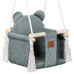 Infantilo Huśtawka dla dzieci VELVET PIKOWANY