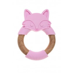 Bocioland Lisek Gryzak drewniano-silikonowy