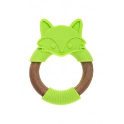 Bocioland Lisek Gryzak drewniano-silikonowy