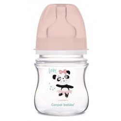 Canpol babies Butelka szeroka antykolkowa 120ml PP EasyStart EXOTIC ANIMALS