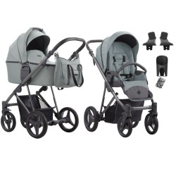 BEBETTO FLAVIO 2W1 Rama Grafit LEKKI Wózek wielofunkcyjny