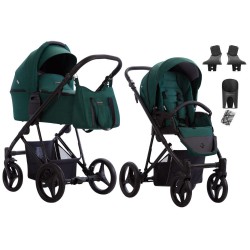 BEBETTO FLAVIO 2W1 Rama Czarna LEKKI Wózek wielofunkcyjny