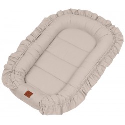 Infantilo bawełniany kokon niemowlęcy z falbanką