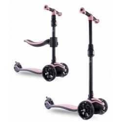 Sun Baby Flash z kołami LED 3w1 rowerek biegowy, hulajnoga i deskorolka