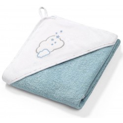 Babyono 142 Okrycie kąpielowe frotte Ręcznik z kapturkiem 100x100cm