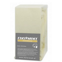 Fiki Miki prześcieradło jersey 120x60cm z gumką