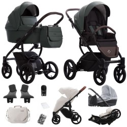 Bebetto Luca Pro 2023 Wózek Wielofunkcyjny 2w1 koła pompowane