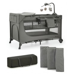 Kinderkraft JOY 2 Łóżeczko 3w1 dla niemowlaka, dla starszaka, turystyczne