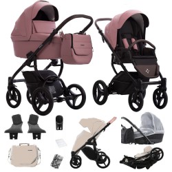 Bebetto Luca Pro 2023 Wózek Wielofunkcyjny 2w1 koła pompowane