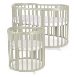 Waldin Owalne łóżeczko 7w1 z Materacem