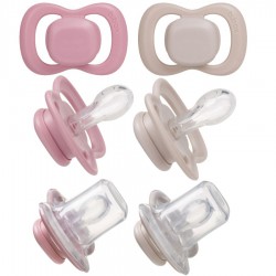 B.box Smoczek 2 szt. Symetryczny Silikonowy 0-6 mies+
