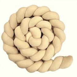 Lulumi Warkocz 200 cm Ochraniacz Welur Do Łóżeczka