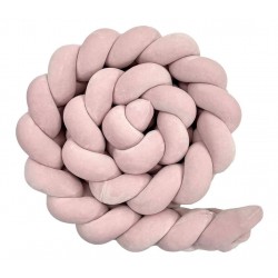 Lulumi Warkocz 360 cm Ochraniacz Welur Do Łóżeczka