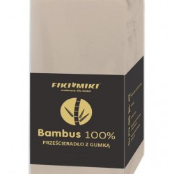 Fiki Miki Bambus Gondola 35x75 cm Prześcieradło bambusowe z gumką
