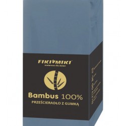 Fiki Miki Bambus Gondola 35x75 cm Prześcieradło bambusowe z gumką