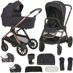 Espiro Code Wózek 2w1 z gondolą składaną na płasko a spacerówka automatycznie