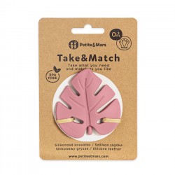 PETITE&MARS Silikonowy gryzak Liść TAKE&MATCH 0m+
