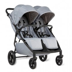 MAST M.Twin X Wózek Bliźniaczy Spacerowy Koła żelowe HP Regulowana Rączka