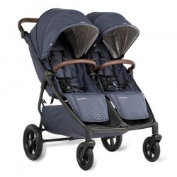 MAST M.Twin X Wózek Bliźniaczy Spacerowy Koła żelowe HP Regulowana Rączka