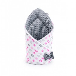Bocioland Rożek Minky Otulacz 80x80 cm