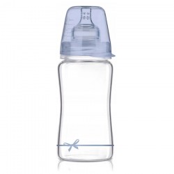 Lovi szklana butelka 250ml Diamond Glass Baby Shower