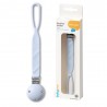 Babyono Silikonowa zawieszka do smoczka – Bez BPA, 3,5 x 19 cm