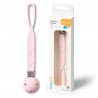 Babyono Silikonowa zawieszka do smoczka – Bez BPA, 3,5 x 19 cm