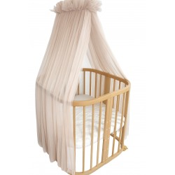 Koell Baldachim do łóżeczka tiul bez pompona