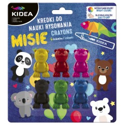 KIDEA Kredki misie do nauki...