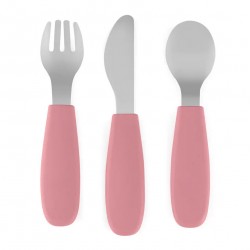 PETITE&MARS Sztućce dla dzieci z nierdzewnej stali TAKE&MATCH 12M+