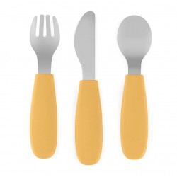 PETITE&MARS Sztućce dla dzieci z nierdzewnej stali TAKE&MATCH 12M+