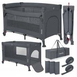 Lionelo Ellen łóżeczko turystyczne dostawne 3w1