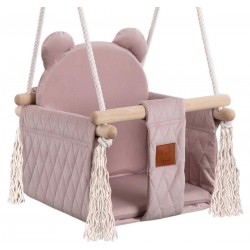 Infantilo Huśtawka dla dzieci VELVET PIKOWANY