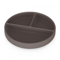 PETITE&MARS Silikonowy talerzyk z przegródkami okrągły Take&Match 6m+