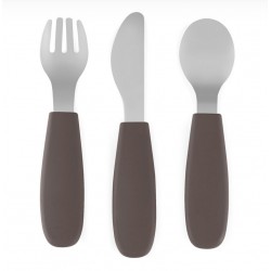 PETITE&MARS Sztućce dla dzieci z nierdzewnej stali TAKE&MATCH 12M+