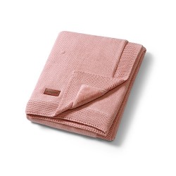 Babyono 1671 Kocyk bawełniany z flanelowym podszyciem 75x100 cm