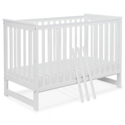 Yoonco IWI łóżeczko 120x60 z barierką + szufladą