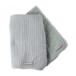 LEANDER Podkład muślinowy 2-pak na przewijak MATTY
